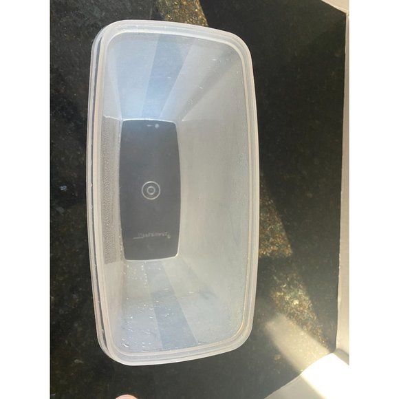 Vintage TUPPERWARE Rectangular Modular Mate #1588-1 With Pink Flip Top Seal #159 - Picture 7 of 9